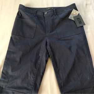 ATM Anthony Thomas Melillo Midnight Blue Skinny Leg Pants Size 4